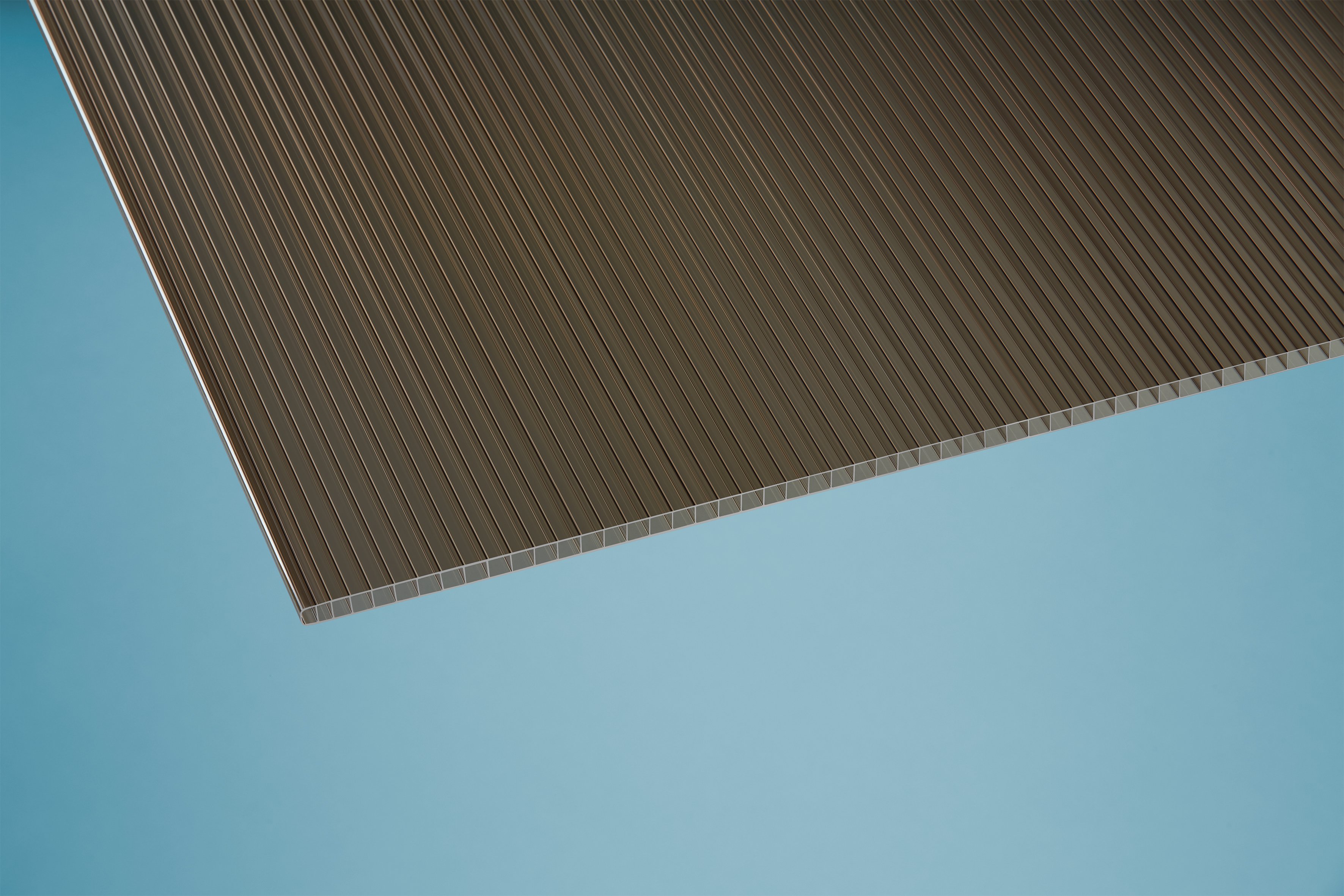Polycarbonat Hohlkammerplatten bronce 10 mm
