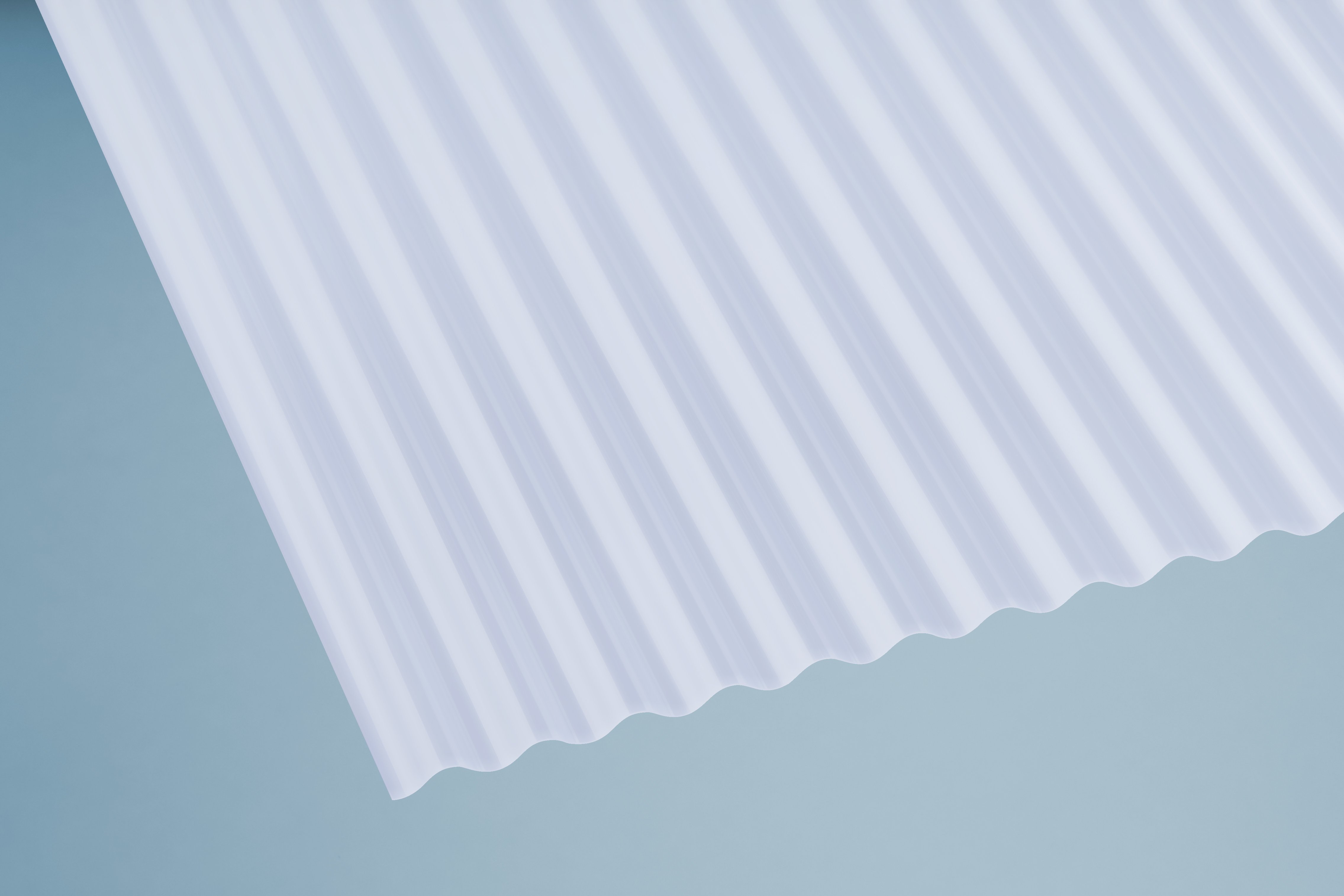 PVC Wellplatten 0,7 mm transluzent - 213 x 66 cm