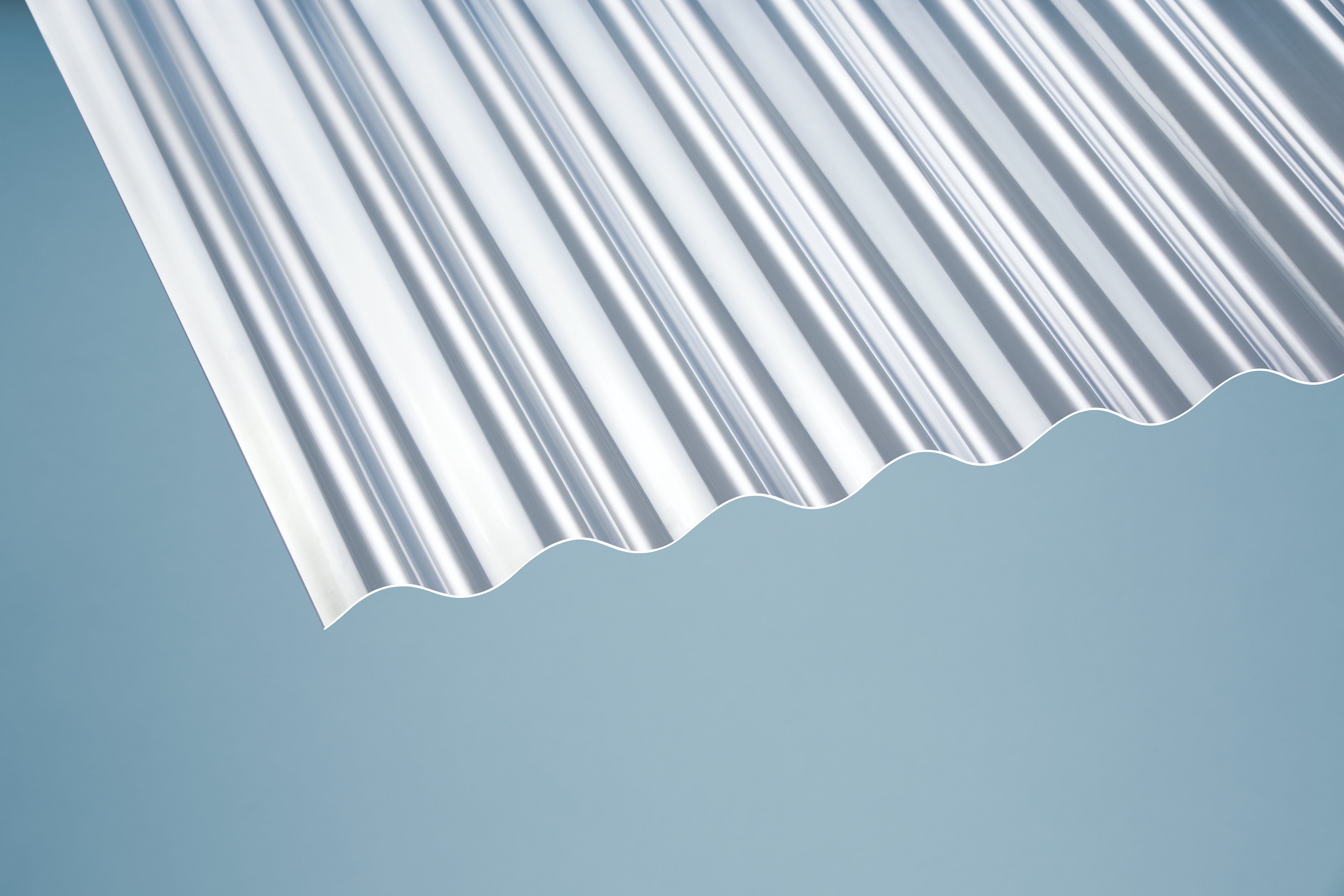 PVC Wellplatten Sinus 76/18 Strong klar - 200 x 90 cm