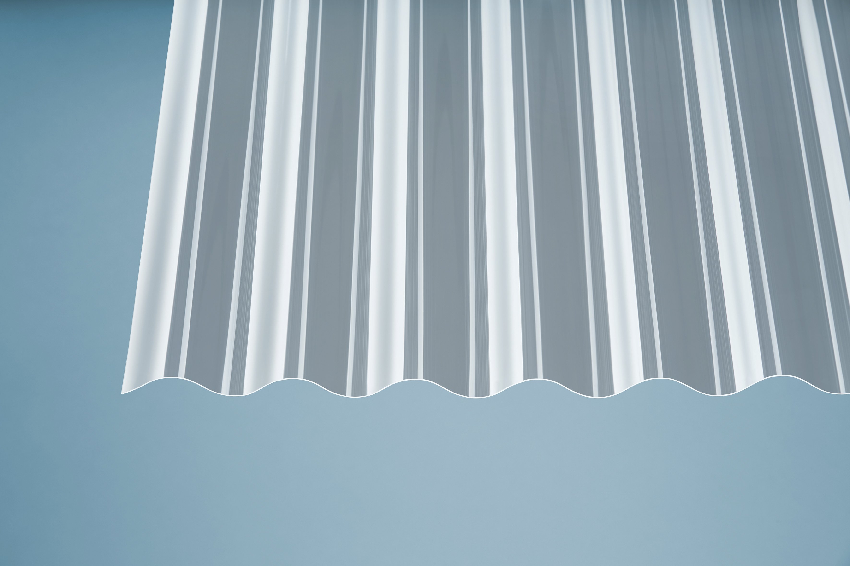 PVC Wellplatten 0,8 mm sinus klar